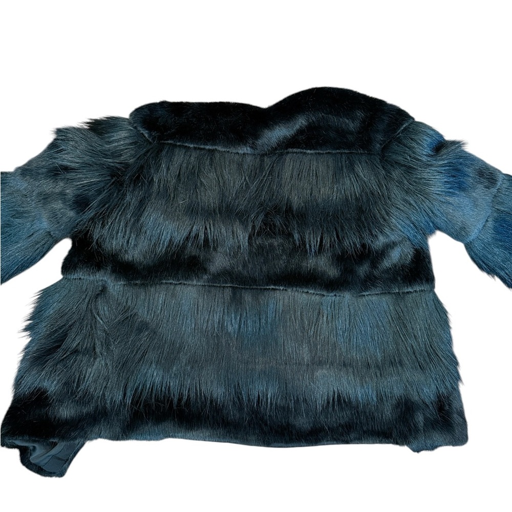 Zara Black Faux Fur Jacket - Picture 2 of 5